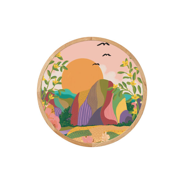 Farvet bjerg, Papirværk