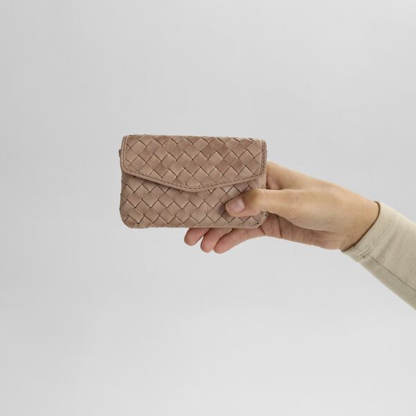 FaithMBG Coin Purse Weave, mocha mousse, Markberg