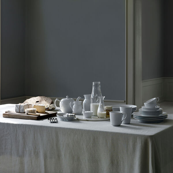 Hvid Riflet krus 28 cl, 2 stk, Royal Copenhagen