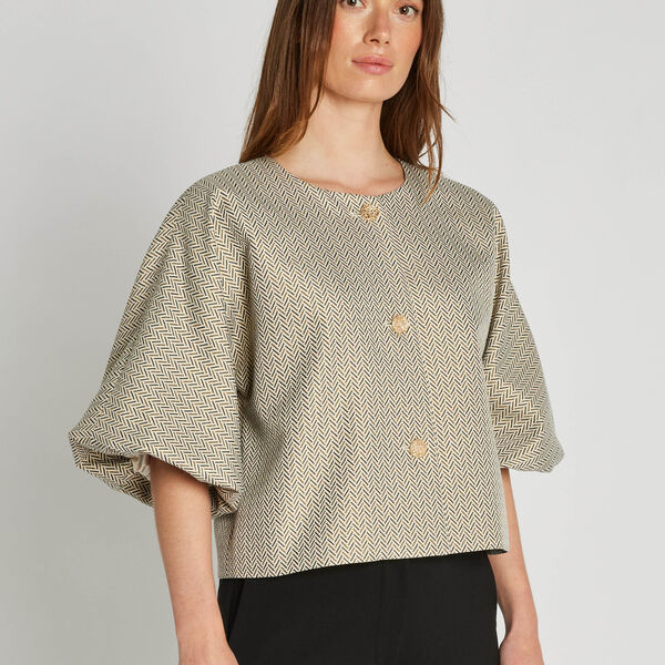 Maison jacket, zig zag, PBO