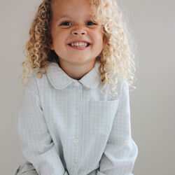 Classic Pyjamas, blue gingham, Lalaby