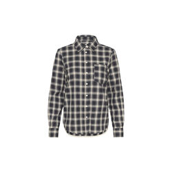 YanaPW Shirt, dark navy check, Part Two