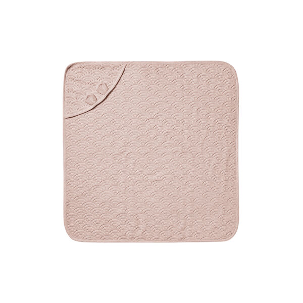 Baby håndklæde med hætte og ører, dusty rose Baby håndklæde med hætte og ører, dusty rose, Cam Cam Copenhagen