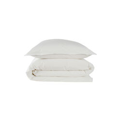 Stone Washed sengetøj, hvid Stone Washed sengetøj, hvid, Geismars Væverier