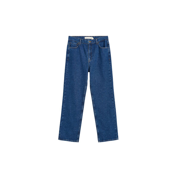 Cooper Highwaist Straight Jeans, mid blue, Aiayu
