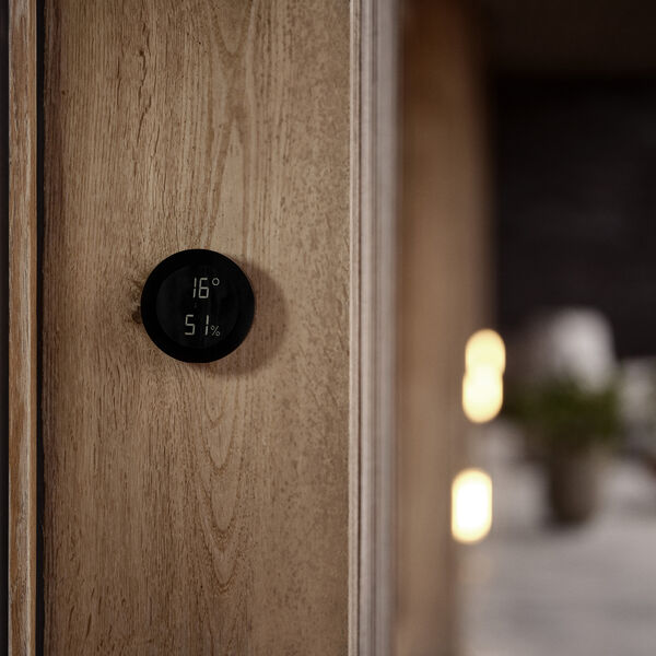 Sensor til klimastation, sort, Jacob Jensen