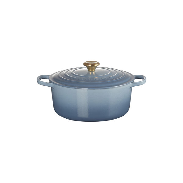 Signature rund st&oslash;bejernsgryde &Oslash; 28 cm, chambray, Le Creuset
