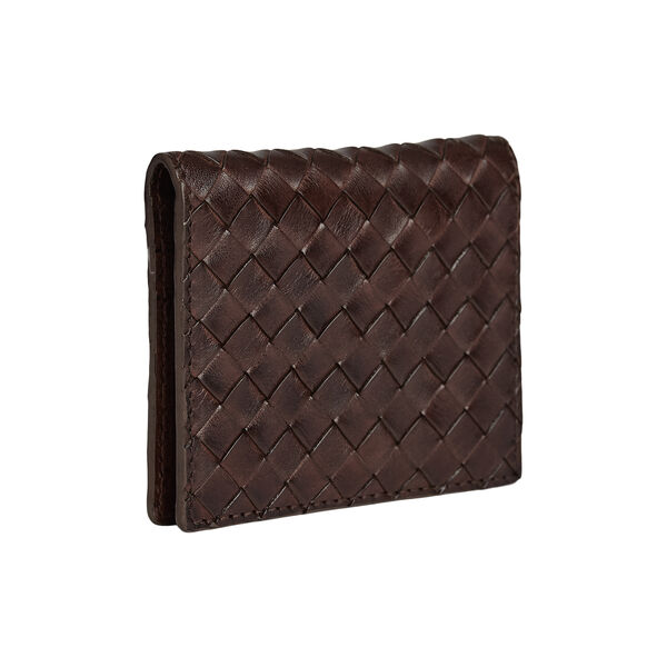 AmeliaMBG Card Holder Weave, dark brown, Markberg