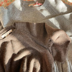 Cathy Knit Sweater, brown melange, Konges Sløjd