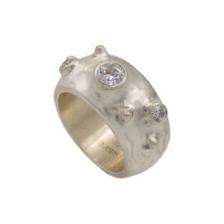 Moon Ring, silver, Stone Copenhagen