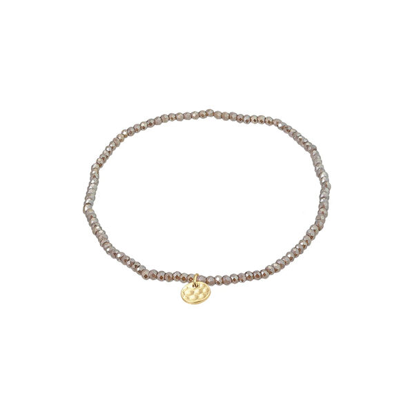 INDIE armbånd, metal grey, Pilgrim