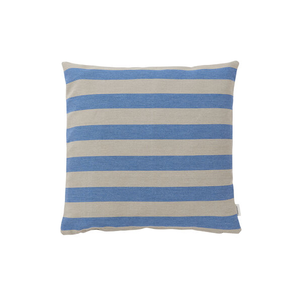 Outdoor Stripe pude, blue, Compliments