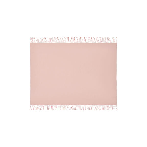 Franja plaid, 01234 pink-white, Silkeborg Uldspinderi