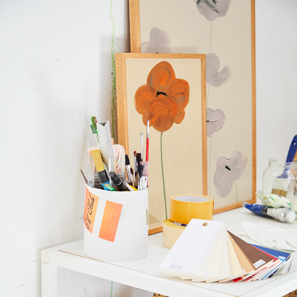 Orange Vallmo poster Orange Vallmo poster, Paper Collective