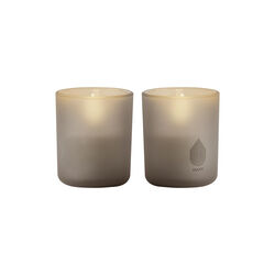 Glass Candle 2-pack, sandstone Glass Candle 2-pack, sandstone, Uyuni Lighting