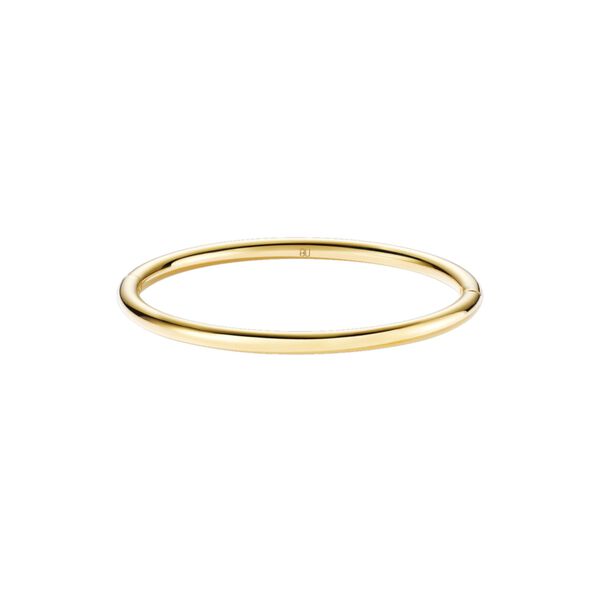 AN-O Bracelet, light gold, bangle up