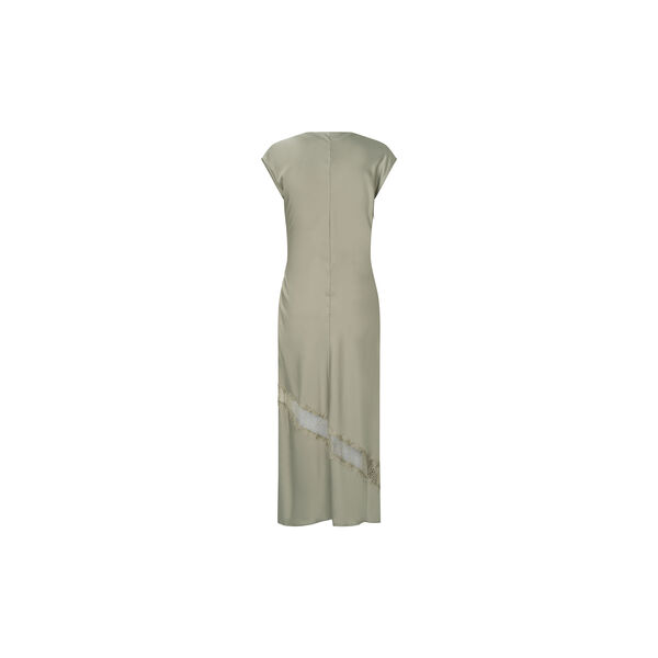 Tailormd lace dress, moss gray, Modstr&ouml;m