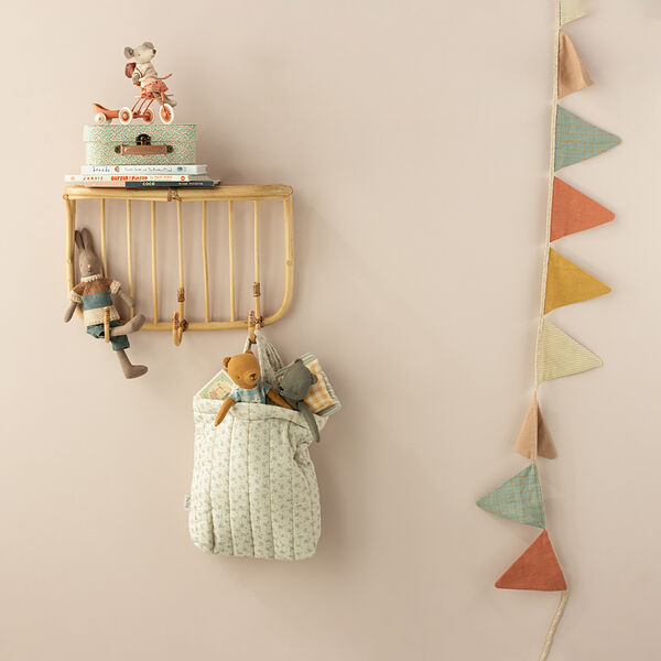 Hare str. 2 med t-shirt og shorts, brun, Maileg