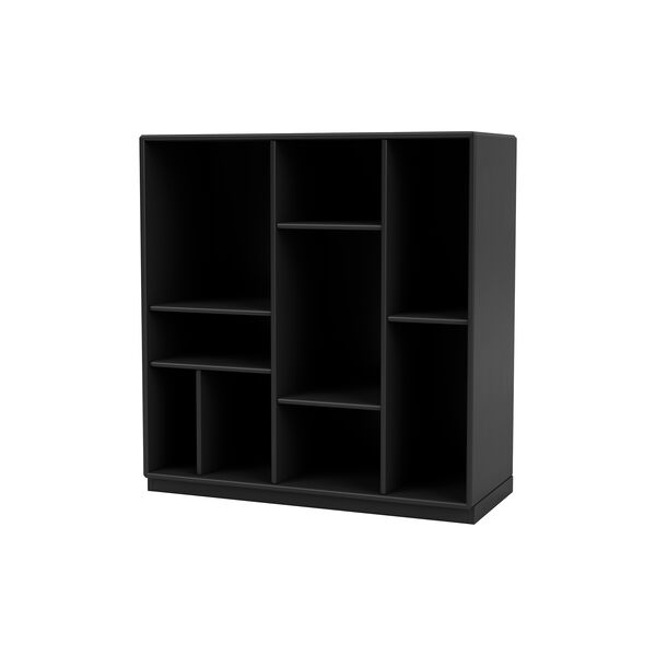 Montana 1613 reol med hjul, 05 black/black, Montana Furniture