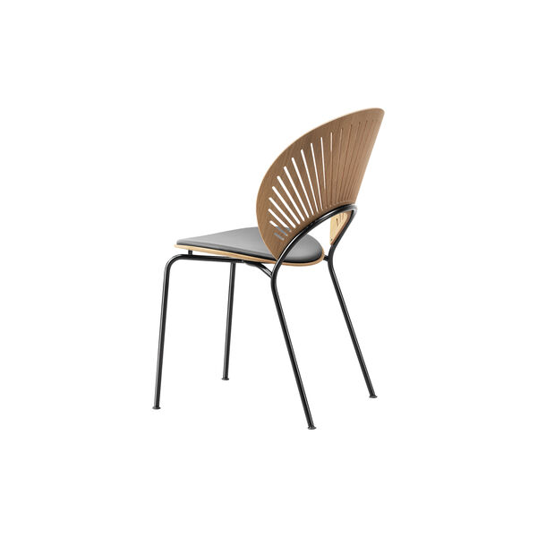 3396 Trinidad stol med s&aelig;depolstring, oiled oak/black/black, Fredericia Furniture