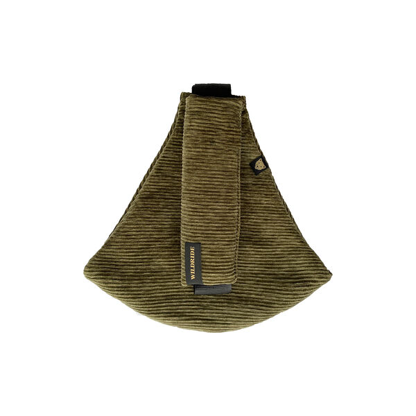 Bæresele, corduroy olive green, Wildride