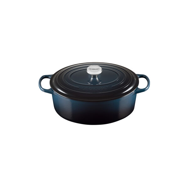 Signature st&oslash;bejern oval gryde &Oslash; 31 cm, nuit, Le Creuset