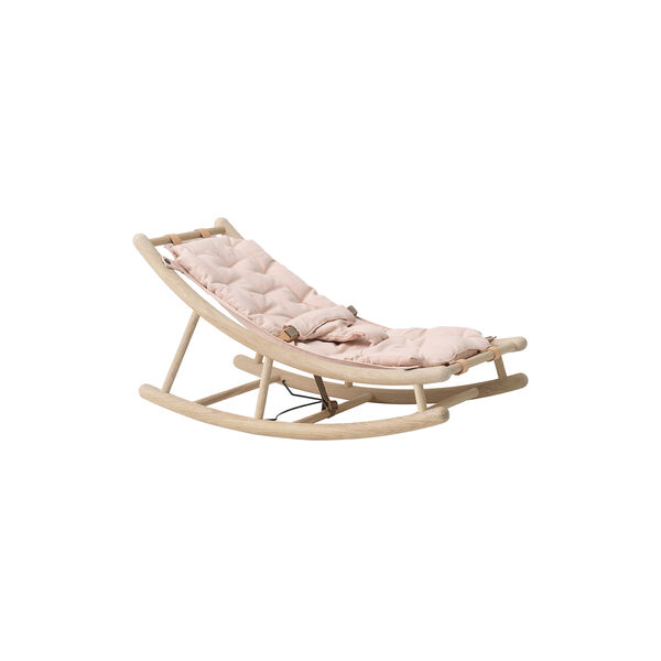 Wood baby & junior vippestol, eg/rosa, Oliver Furniture