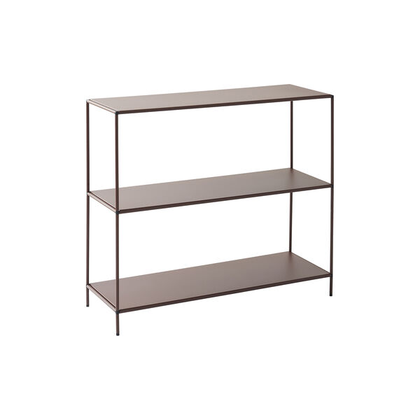 Shelf Low, brown, Abstracta® System