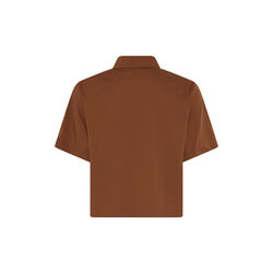 Vilma S/S Shirt, chestnut, LA RŌUGE