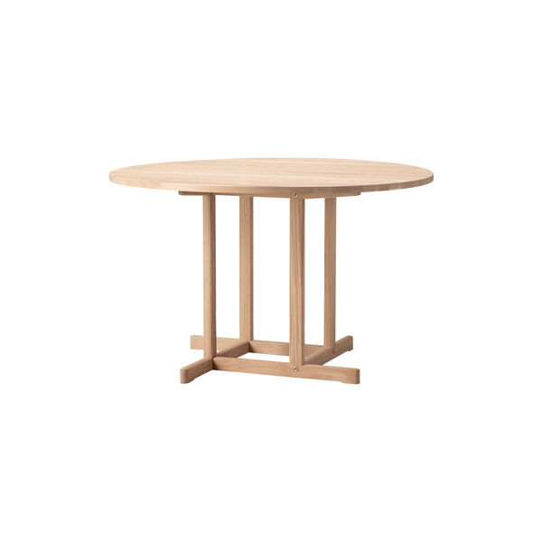 BM80 Mogensen Shaker Table &Oslash; 120 cm, s&aelig;bebehandlet eg, Fredericia Furniture