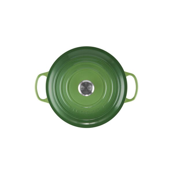 Signature rund gryde &Oslash; 28 cm, bamboo green, Le Creuset