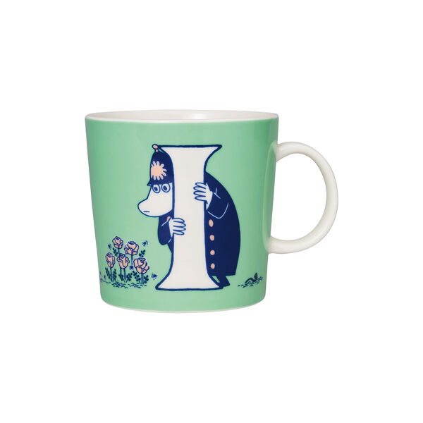 Mumi krus 40 cl Alfabet I, Moomin Arabia