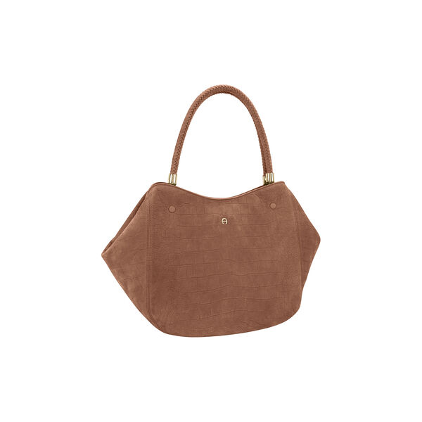 Carr&eacute; Soft Shopper | Saddle Brown, Aigner