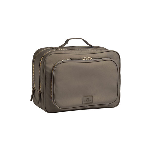 GuardMBG Toiletry Bag Rec., walnut w/gold, Markberg