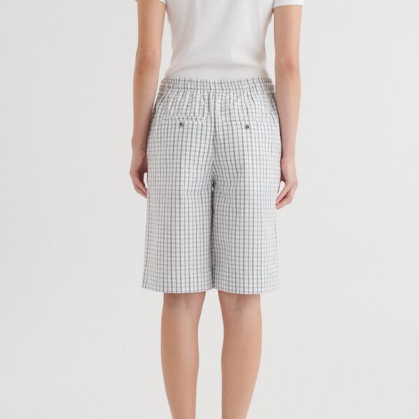 Asta Shorts, w. white / asphalt, Basic Apparel