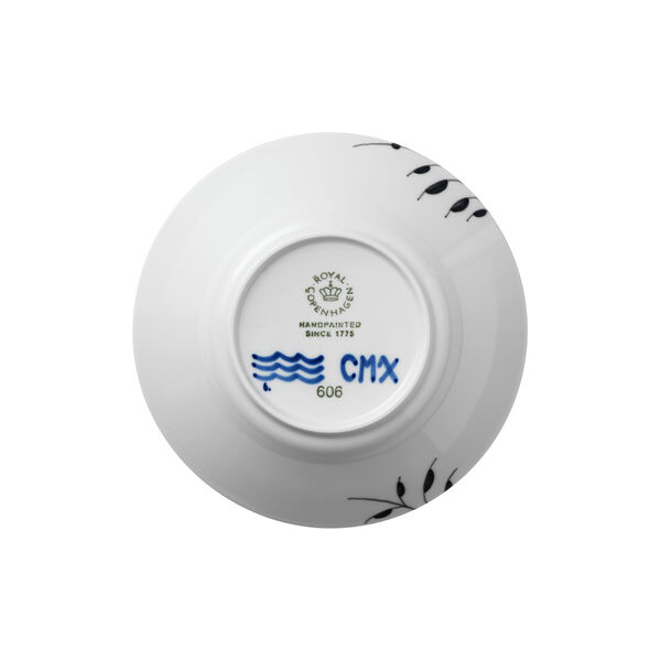 Sort Mega Riflet dyb tallerken Ø 24 cm, Royal Copenhagen