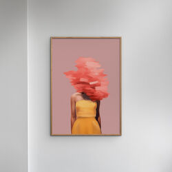 Lady Paint 1, Poster & Frame
