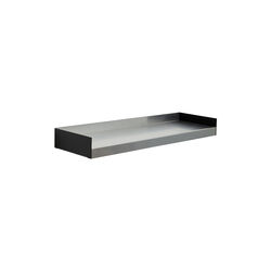 KOMPAKT Shelf | Medium | Black/Aluminium | Hylde, oursociety