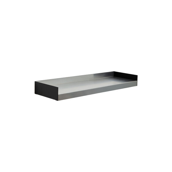 KOMPAKT Shelf | Medium | Black/Aluminium | Hylde, oursociety