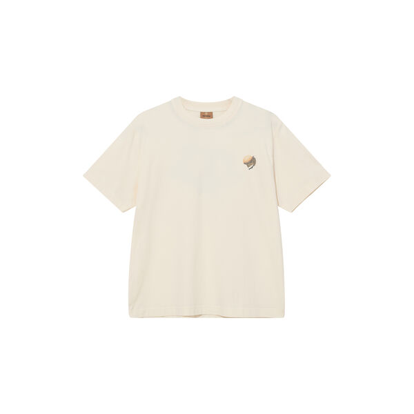 MMGAmalfi O-SS Tee, ecru, MOS MOSH Gallery