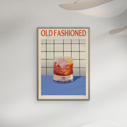 PSTR Studio x Elin PK - Old Fashioned, Poster & Frame