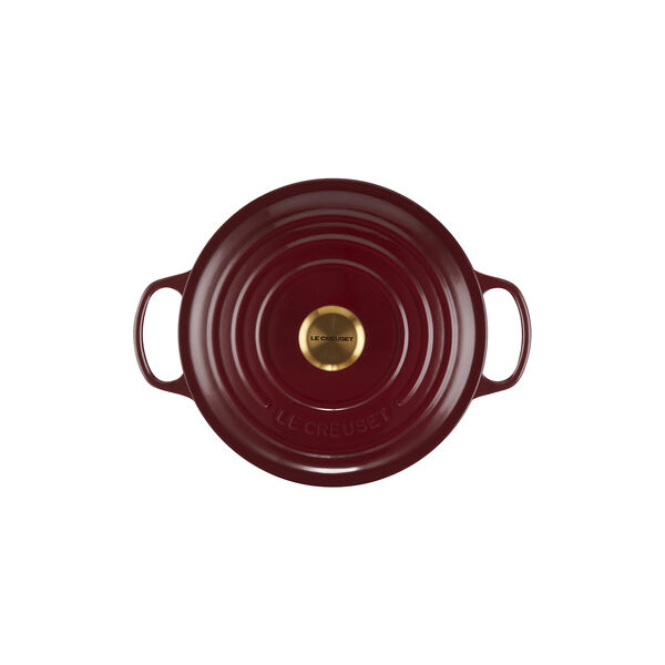 Signature rund gryde Ø 26 cm, garnet, Le Creuset