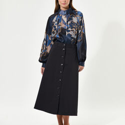 NitaDEA Blouse Long Sleeved, alepidia blue, Dea Kudibal