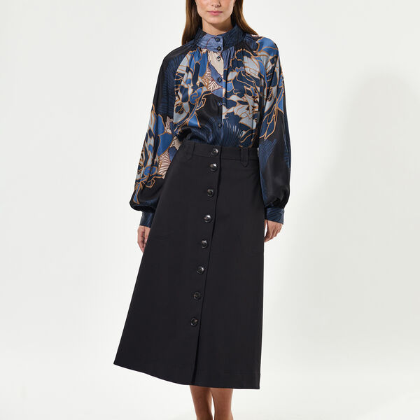 NitaDEA Blouse Long Sleeved, alepidia blue, Dea Kudibal