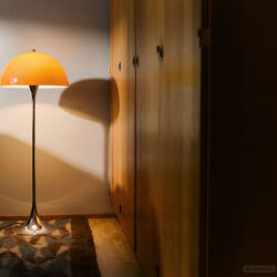 Panthella | Original | Opal Orange | Gulvlampe, Louis Poulsen