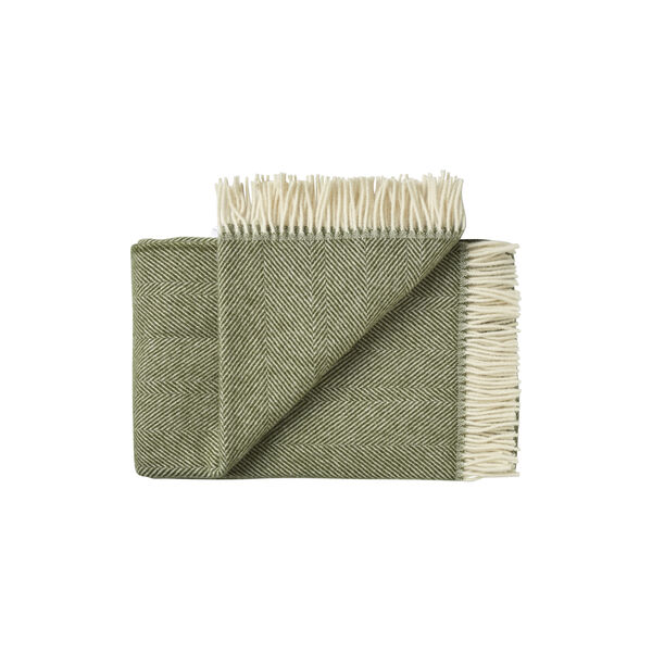 Rømø plaid, 00186 forest floor green Rømø plaid, 00186 forest floor green, Silkeborg Uldspinderi