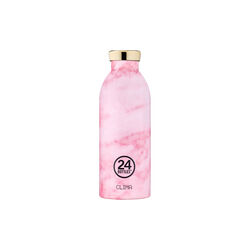 Clima Termoflaske, pink marble, 24Bottles