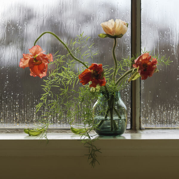 Silent Vase, dark green, Muuto