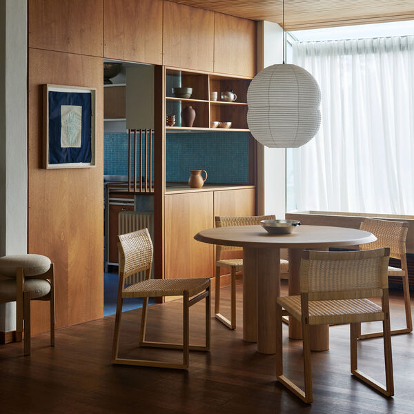 Pioneer Stool, lacquered oak/Zero 0001, Fredericia Furniture