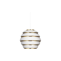 Pendant Light A331 “Beehive“, white/brass-plated Pendant Light A331 “Beehive“, white/brass-plated, Artek